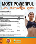 LABO Nutrition FlexC MAX EX with Turmeric Curcumin C3 Reduct 95 Tetrahydrocurcuminoids Bioperine Boswellia Extract OptiMSM Effective AntiInflammatory Antioxidation Joint Body Pain Relief