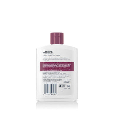 Lubriderm Advanced Therapy Moisturizing Lotion With Vitamins E And B5, Deep Hydration For Extra Dry Skin, Non-Greasy Formula, 6 Fl. Oz