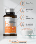 Horbaach Vitamin B12 1000 mcg Sublingual 400 Fast Dissolve Tablets Methylcobalamin Supplement for Women and Men Berry Flavor Vegan NonGMO and Gluten Free