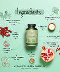 Vegan Collagen Supplement VegaveroÃƒâ€šÃ‚Â® | 2000mg | Complex with L-Lysine, L-Proline, Vitamin C (Acerola) & Superfoods Extracts | NO Additives | 120 Vegetarian Capsules