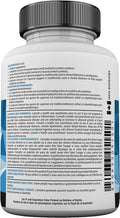 EBYSU L-Arginine Supplement 60 Pills Amino Acid Capsules Workout Supplement