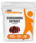 BulkSupplements Schisandra Extract Powder - Schisandra Supplement, from Schisandra Berries - 1000mg of Schisandra Berry Extract , (250 Grams - 8.8 oz)