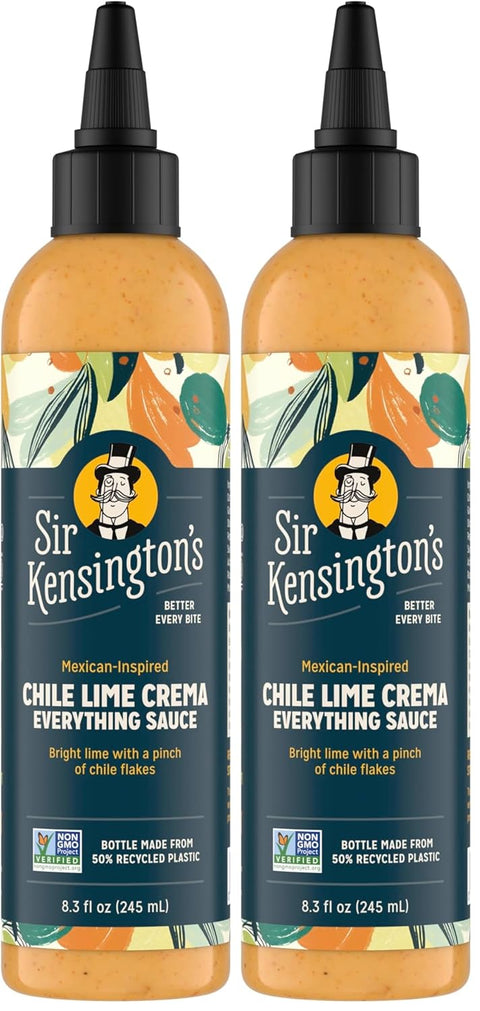 Sir Kensington, Chili Lime Crema Everything Sauce, 8.3 Fl Oz