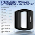 Portable Massager For Man & Women,Wearable Electric Massager On Whole Body Part,Waist/Stomach/Thigh/Calf/Back,8 Massage Modes Ring For Muscle Relax, Stress Relief