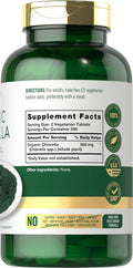 Carlyle Chlorella Tablets Organic 500 mg | 1000 Count | Vegetarian Non-GMO and Gluten