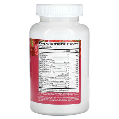 California Gold Nutrition Women S Multivitamin Gummies, Cherry, Strawberry, And Raspberry Flavors, 90 Gummies