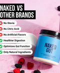 Gut - Daily Gut Health Supplement - Natural Gut Health Powder For Gut Cleanse, Digestive Support, Gmo-, Soy-, Gluten-, Vegan And Hypoallergenic, 40 Servings