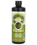 Nutiva Organic Cold-Pressed Unrefined Raw Hemp Seed Oil, 24 Ounce, USDA Organic, Non-GMO, Whole 30 Approved, Vegan, Gluten-Free & Keto, Rich In Omega 3 & 6 Fatty Acids