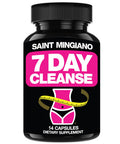 Saint Mingiano 7 Day Cleanse Program | Colon Detox With Natural Laxative For Constipation & Bloating | Extra-Strength Senna Leaf Supplements | Strong For Some People.