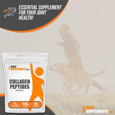 Bulksupplements.Com Collagen Peptides Powder - Bovine Collagen Powder, Collagen Supplement, Powdered Collagen - Beef Collagen Powder, 11G Of Hydrolyzed Collagen Per Serving, 500G (1.1 Lbs)