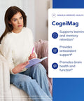 Pure Encapsulations Cognimag 120'S - Magnesium-L-Threonate Supplement - Supports Brain Health & Memory - Includes Magtein & Polyphenol Blend 120 Capsules