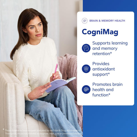 Pure Encapsulations Cognimag 120'S - Magnesium-L-Threonate Supplement - Supports Brain Health & Memory - Includes Magtein & Polyphenol Blend 120 Capsules