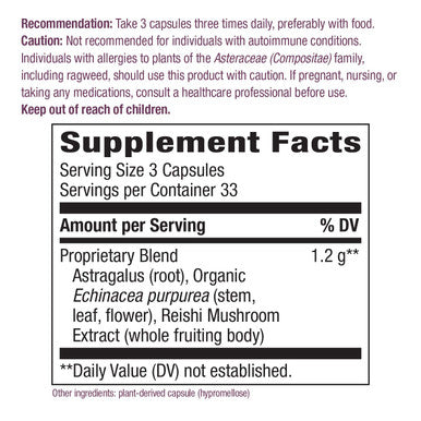 Nature'S Way Ecea Astragalus & Reishi, Immune Support*, 100 Capsules