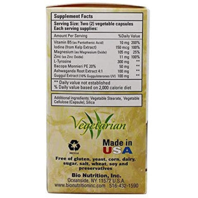 Bio Nutrition Thyroid Wellness, 60 Vegetarian Capsules