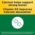 Nature Made Calcium Gummies 500 mg Per Serving with Vitamin D3 Dietary Calcium Supplement for Bone Support 80 Gummies 40 Day Supply