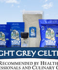 Celtic Sea Salt Light Grey Resealable Bags Additive Delicious Sea Salt Perfect for Cooking Baking and More Gluten Non GMO Verified her and Paleo Friendly 16 Ounce (Pack of 2)