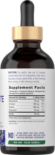 Carlyle Electrolyte Drops 4 fl oz | Hydration Liquid Supplement for Drinks | Vegan Formula | Keto-Friendly Non-GMO Gluten