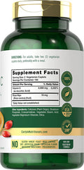 Carlyle Vitamin C 2000mg with Rose Hips 300 Caplets Vegetarian Non GMO Gluten Free Supplement