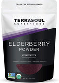 Terrasoul Superfoods Organic Elderberry Powder 4 Oz zeDried Antioxidants Immunity