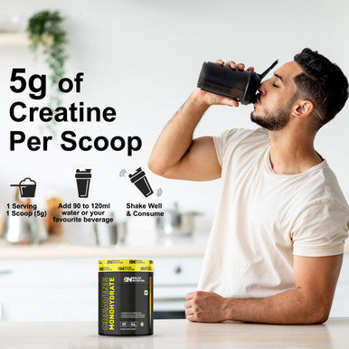 Balsa Nutrition Creatine Monohydrate Powder- 300g, 5g Per Serving (Unflavored) | Supports Muscle Strength, Workout & Performance Recovery, Produce Energy, Immune Booster | Non- GMO