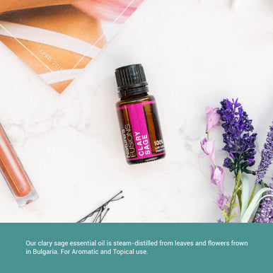 Nature s Fusions Clary Sage 100% Pure and Essential Oils 15 mL