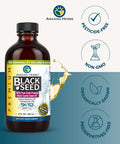 Amazing Herbs Premium Black Seed Oil - Gluten Free, Non Gmo, Cold Pressed Nigella Sativa Aids In Digestive Health, Immune Support, Brain Function - 8 Fl Oz (Pack Of 2)