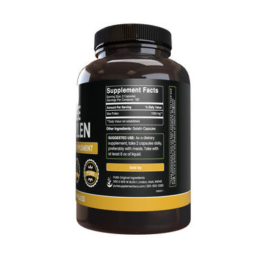 PURE ORIGINAL INGREDIENTS Bee Pollen (365 Capsules) No Magnesium Or Rice Fillers, Always Pure, Lab Verified
