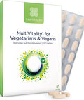 Healthspan Multivitamin for Vegetarians and Vegans (120 Tablets) Promotes Immune Health and Energy Levels Supports Bones Teeth and Muscles Includes Vitamins B12 & D Calcium Iron and Zinc Vegan
