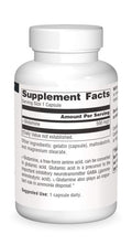 Source s L-Glutamine, Free Form Amino That Supports Metabolic Energy*, 500mg - 100 Capsules