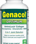 Genacol Optimum â€“ Glucosamine Chondroitin Msm And Ultra-Hydrolyzed Collagen Tablets Maintains Healthy Joints Protects & Lubricate Cartilage 90 Tablets (30-Day Supply)