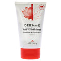 DERMA E Anti-Wrinkle Scrub Anti-Aging Face Wash with Glycolic Acid and Vitamin A Cleansing and Exfoliating Treatment Removes Makeup, Oil and Impurities, 4 oz
