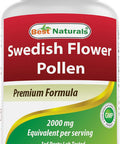 Best Naturals Swedish Flower Pollen 2000 mg Equivalent Per Serving- 120 Capsules