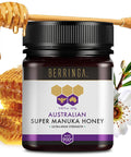 Berringa Manuka Honey Organic MGO 550+ High Strength, Supports General Wellbeing & Digestive Balance - 100% Raw, Pure & Unfiltered, Sustainably Sourced from Australia - (8.82 oz)