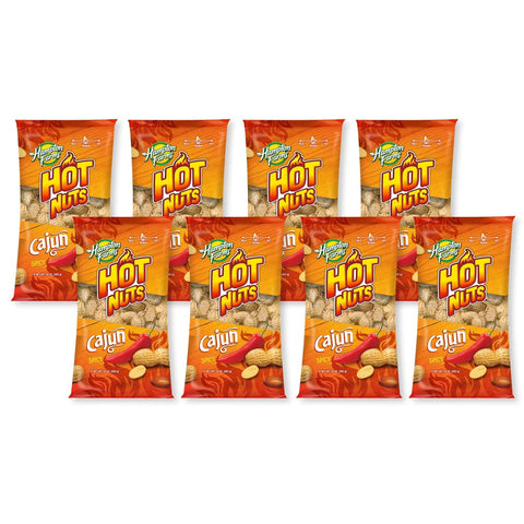 Hampton Farms Hot Nuts Cajun Spicy Peanuts, 10 oz.(Pack of 2)