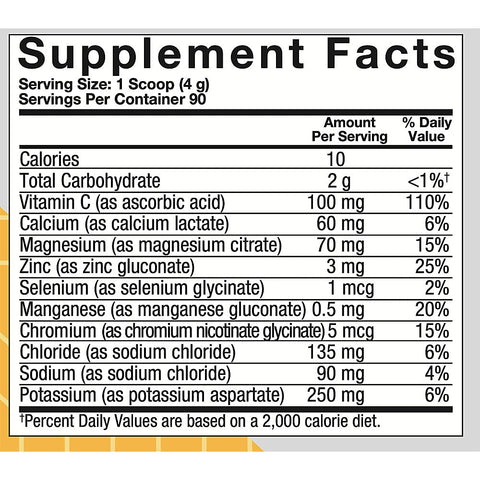 True Athlete Balanced Hydration Powder Fruit Punch Flavor Promotes Hydration Before Exercise Easy To Mix Nsf For Sport (12.86 Ounces Powder)