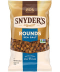 Snyder's of Hanover Pretzels Rounds Sea Salt 3.5 Oz (Pack of 8)