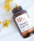 Utzy Naturals Omega 3 Fish Oil 800 Mg Omega 3 | With Epa And Dha | Lemon-Lime Flavor | 120 Softgels