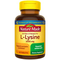 Nature Made Extra Strength L-Lysine 1000 Mg Tablets 60 Count For Protein Synthesis (Pack Of 3)