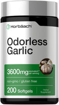 Horbaach Odorless Garlic Softgel Supplement