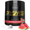 EHP Labs OxyShred Hardcore Super Dosed Pre Workout Powder Preworkout Powder with L Glutamine and Acetyl L Carnitine Energy Boost Drink 275mg of Caffeine Watermelon Candy 40 Servings