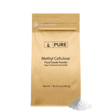 PURE ORIGINAL INGREDIENTS Pea Protein Powder & Methylcellulose Bundle (1Lb) Thickeners, Food Grade