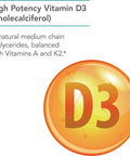 NutriCology Vitamin D3 Complete 5000 High Potency for Bone and Immunce Support 60 Softgels