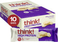 think! Protein Bars, High Protein Snacks, Gluten Free, Kosher Friendly,Variety Pack, Nutrition Bars, 2.1 Oz per Bar, 12 Count (Packaging May Vary)