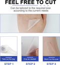 Silicone Scar Sheets (1.6 X 120 ), Clear Gel Silicone Scar Tape, Invisible Medical Grade Scar Silicone Strips, Transparent Advanced Removal Scar Patches For C-Section, Keloids, Burn, Acne