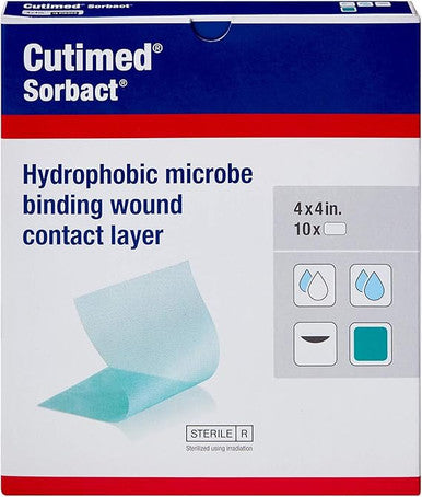 Wound Dressing Cutimed Sorbact WCL 4 X 4 Inch Sterile 10 Count By Bsn-Jobst