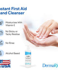 GelRite Instant Hand Sanitizer Gel 4 Ounce Travel Size 6 Pack Rinse Free Waterless Moisturizing Formula Vitamin E Enriched 65 Alcohol No Sticky Residue Instant Germ Eliminator