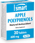 Supersmart Apple Polyphenols 600 mg Per Day Apple Extract Standardized to 80 Polyphenols 5 Phloridzin Natural Supplement for Longevity Anti Aging NonGMO Gluten Free 30 Tablets
