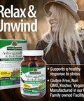 Nature'S Answer Ashwagandha Root with Holy Basil 60 Capsules | Supports a Healthy Response to Stress | Calm. Relax and Unwind. | Gluten | Non-GMO | Kosher | Vegan | Vegetarian