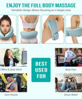 Neck Massager, Neck Massager For Pain Relief Deep Tissue,Shiatsu Neck Massager With Heat,Rechargeable 3D Kneading Massager For Home Office Car Travel,Gifts For Women Men