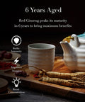 ILHWA Korean Ginseng Roots Extract Tea 100pcs 6 Years Ginseng Granulated. High Ginsenoside Rg1Rb1Rg3
